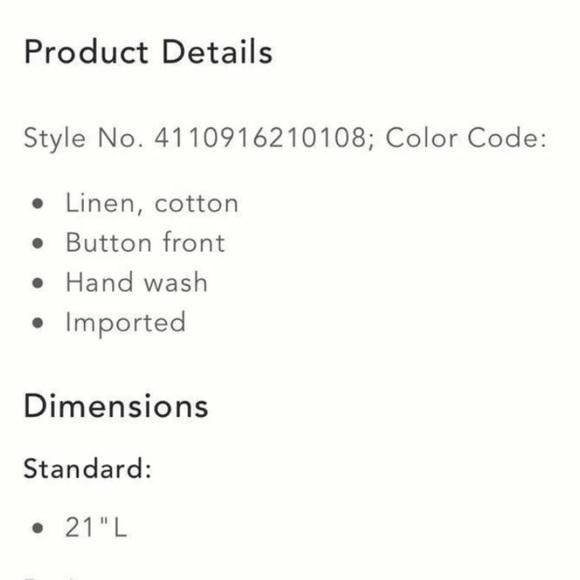 By Anthropologie Cropped Stripes Utility Pull-over Top Size XS - Picture 8 of 8